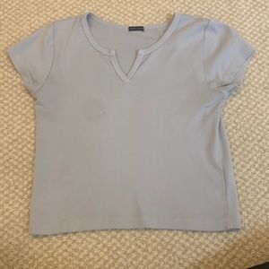 Light blue Brandy Melville crop top